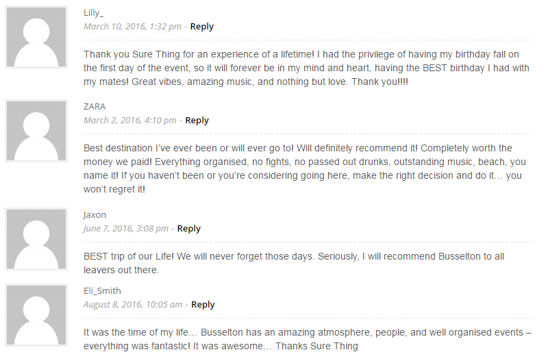 Dunsborough Leavers Feedback Dunsborough Leavers Feedback